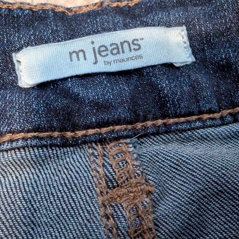 Maurices Dark Blue Jean Shorts - Picture 4 of 6